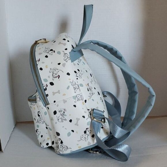 Disney 101 Dalmatians Backpack Danielle Nicole Bag Bone Allover Print Dog PURSE main image 11